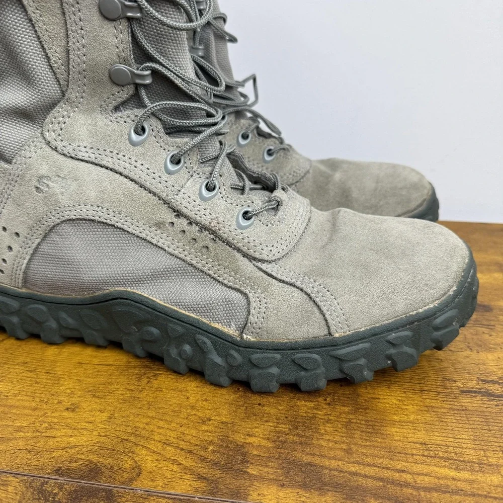 Rocky S2V Special Ops Boots Mens Size 13 Gray Suede Combat Tactical Vibram
